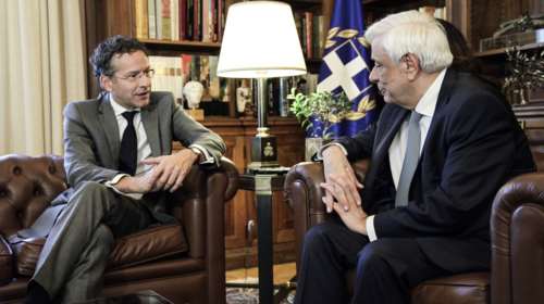 Μήνυμα Παυλόπουλου σε Ντάισελμπλουμ για αξιολόγηση και χρέος