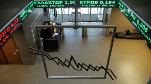 Ισχυρές πιέσεις στο ΧΑ: Βουτιά 4,06% του ΓΔ, στα τάρταρα οι τράπεζες