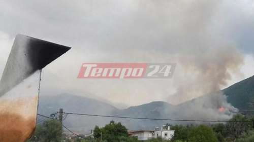 Οριοθετήθηκε η φωτιά στην Αχαΐα: Εφτασε κοντά σε σπίτια ΕΙΚΟΝΕΣ