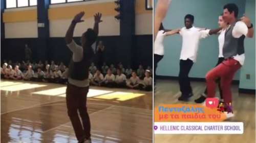 To άψογο πεντοζάλι του Σάκη Ρουβά στη Νέα Υόρκη [Βίντεο]