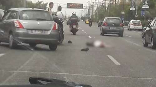 Σοβαρό τροχαίο στη Συγγρού, πεζός παρασύρθηκε από ΙΧ [φωτό]