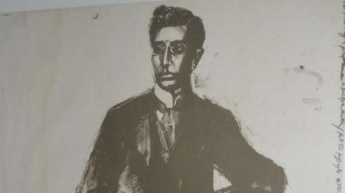 Ο Καβάφης του Π.Τέτση στην Βιβλιοθήκη της Βέροιας