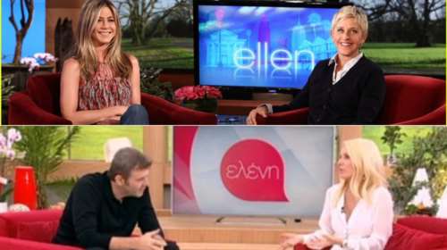 Οταν η Ελένη Μενεγάκη αντέγραψε την Ελεν Ντε Τζένερις