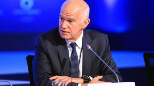 Τι δήλωσε ο Παπανδρέου στη βράβευσή του στις Βρυξέλλες