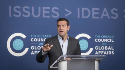 Τσίπρας από Σικάγο: Η Ελλάδα είναι πάλι ισχυρή, η ανάπτυξη επιστρέφει