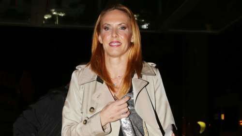 Η Εβελίνα Παπούλια ζωγράφισε την πρώτη της αγιογραφία -φωτό