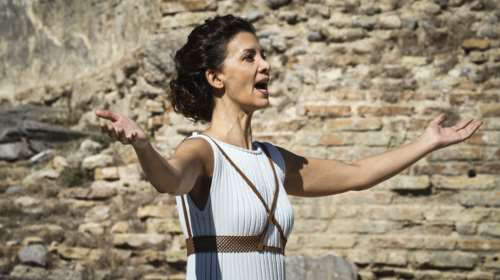 Καρέ καρέ η γενική δοκιμή της Τελετής Αφής στην Αρχαία Ολυμπία