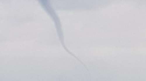 Υδροστρόβιλος στην Κεφαλονιά και... χαλάζι στην Πάργα