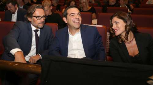 Τσίπρας, Μπαζιάνα και γερμανός πρέσβης στην πρεμιέρα του Βούλγαρη