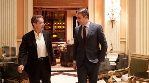 Συνάντηση με τον Νικολά Σαρκοζί είχε ο Κυριάκος Μητσοτάκης