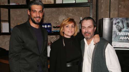 Ελεωνόρα Ζουγανέλη: Στο θέατρο με τον πολύ γοητευτικό σύντροφό της