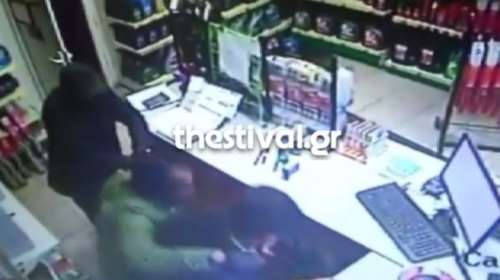 Ληστές ξυλοκοπούν υπάλληλο βενζινάδικου στη Θεσσαλονίκη  (ΒΙΝΤΕΟ)