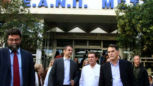 Στο νοσοκομείο Μεταξά ο Μητσοτάκης,τι είπε για τις προσλήψεις στην υγεία