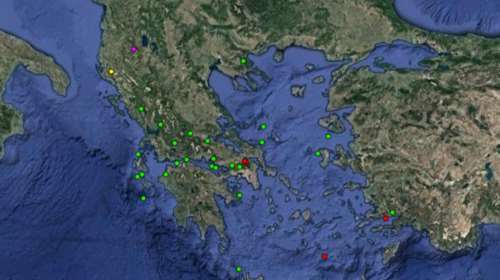 Σεισμική δόνηση 3,8 Ρίχτερ στα Οινόφυτα