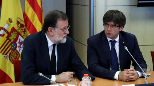 Ο Πουτζδεμόν αναζητεί «σωσίβιο» και ο Ραχόι του το δείχνει