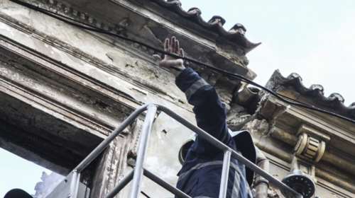 Φωτιά σε κτίριο στο κτήμα Νάσιουτζικ