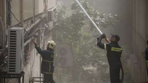 Υπό έλεγχο η φωτιά στο νοσοκομείο &quot;Παπαδημητρίου&quot;