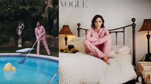 Η Βικτόρια Μπέκαμ φωτογραφήθηκε με τις πιτζάμες  στο παιδικό της δωμάτιο