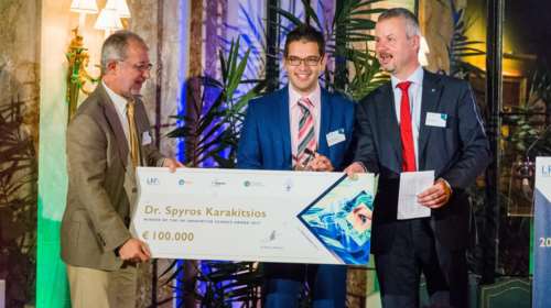 Σημαντική διάκριση στο νέο Έλληνα επιστήμονα, Σπύρο Καρακίτσιο