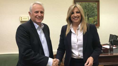 Στο πλευρό της Φώφης Γεννηματά και ο Γιάννης Ραγκούσης