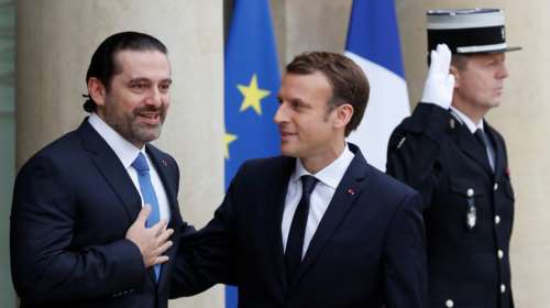 Ο Μακρόν είδε τον Χαρίρι που ετοιμάζει επιστροφή στο Λιβάνο