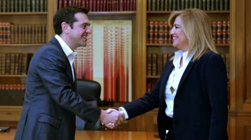 Μία ημέρα μετά, τα συγχαρητήρια του Τσίπρα στη Γεννηματά