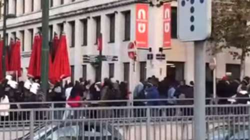 Bρυξέλλες: Επεισόδια στη διαδήλωση κατά της δουλείας στη Λιβύη