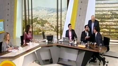 Παραλίγο να πιαστούν στα χέρια Γεωργιάδης και Κωνσταντινέας