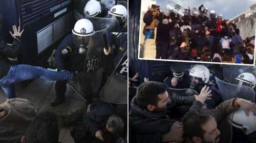 Επεισόδια &amp; χημικά γύρω από το Μαξίμου, ένταση και στη Βουλή