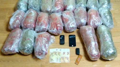 Συνέλαβαν 27χρονο στην Καστοριά με 20 κιλά κάνναβης