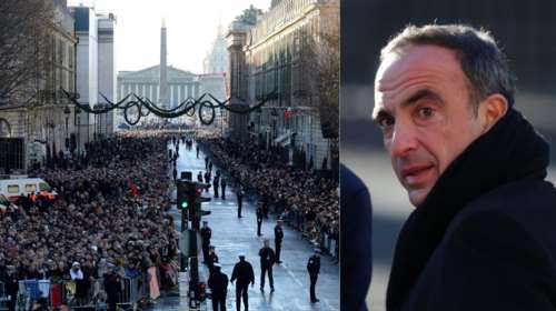 Συντετριμμένος στην κηδεία του Χαλιντέι ο Νίκος Αλιάγας - ξέσπασε σε δάκρυα