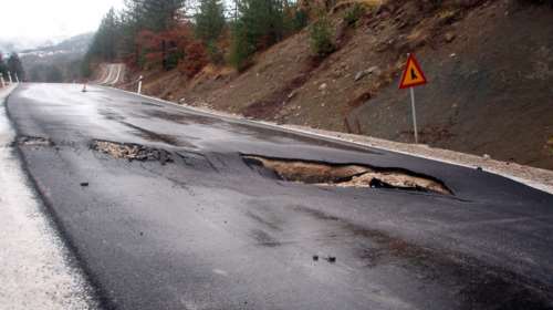Που έχουν κλείσει οι δρόμοι από καθιζήσεις &amp; κατολισθήσεις