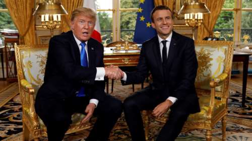 Ο Ερντογάν ζητεί βοήθεια από Μακρόν να πείσουν τον Τραμπ για την Ιερουσαλήμ