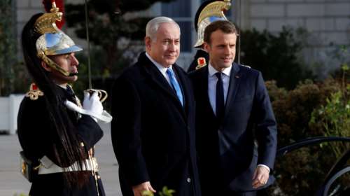 Δύσκολη συνάντηση του Μακρόν με τον Νετανιάχου στο Παρίσι