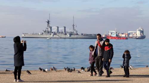 Η Θεσσαλονίκη αποχαιρέτησε το θωρηκτό Αβέρωφ