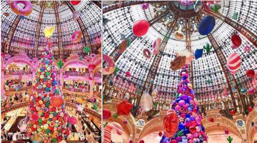 Οι Galeries Lafayette στο Παρίσι μετατράπηκαν σε απέραντο ζαχαροπλαστείο