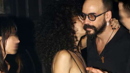 Σολωμού - Μουζουράκης: Τα τρυφερά στιγμιότυπα σε βραδινή τους έξοδο