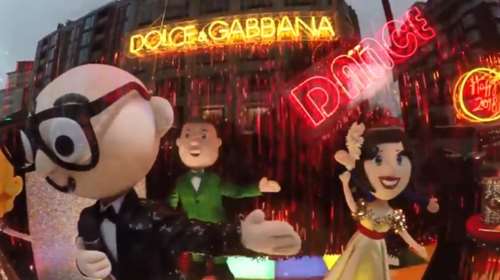 Οι Dolce και Gabbana στολίζουν το Χριστουγεννιάτικο Λονδίνο