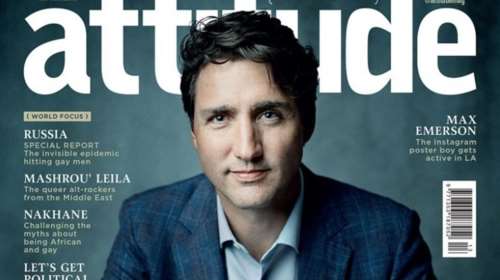 «Έγραψε» πάλι o Τριντό με εξώφυλλο στο LGBT περιοδικό Αttitude