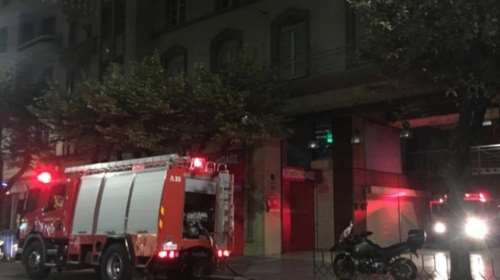 Mολότοφ σε εργοτάξιο του μετρό στο κέντρο της Θεσσαλονίκης