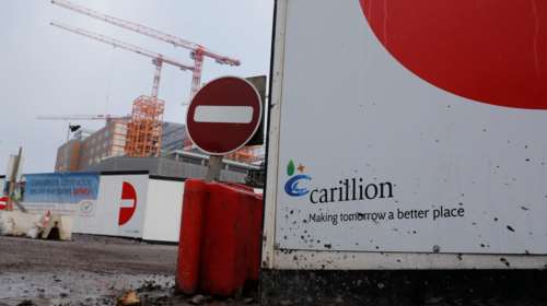 Kατέρρευσε η Carillion με 43 χιλ υπαλλήλους -Τράβηξαν την πρίζα οι τράπεζες