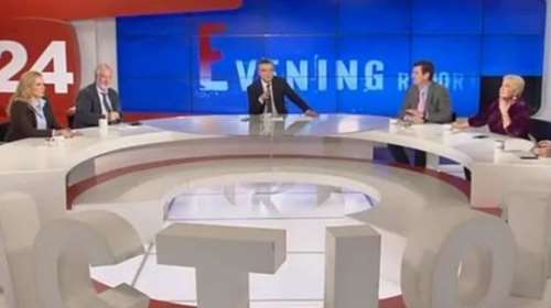 Η στιγμή του ισχυρού σεισμού της Αττικής σε τηλεοπτικό στούντιο