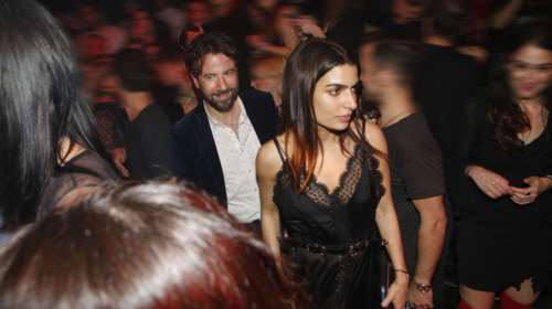 Μαραβέγιας - Σωτηροπούλου: Πήγαν μαζί στο... τρελό πάρτι του Ρουβά[Εικόνες]