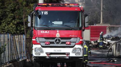 Στις φλόγες τουριστικό λεωφορείο στην Εγνατία Οδό