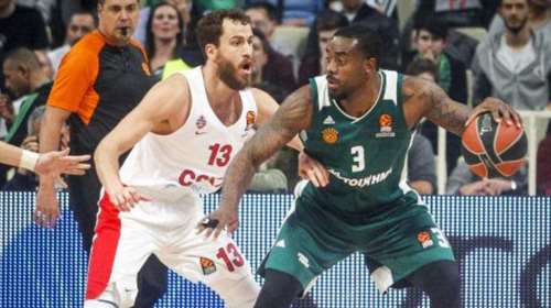 Ευρωλίγκα: Η ΤΣΣΚΑ  «έσπασε» το αήττητο στην έδρα του ΠΑΟ