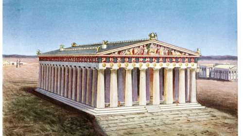 Το BBC αποθεώνει τα εκθαμβωτικά χρώματα του Παρθενώνα