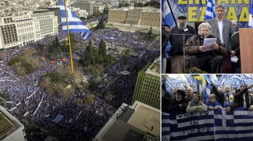 Ολα όσα έγιναν στο ογκώδες συλλαλητήριο για την Μακεδονία
