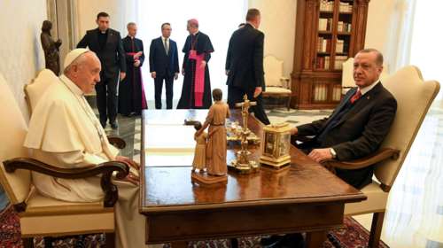 Όταν ο Ταγίπ Ερντογάν συνάντησε τον Πάπα Φραγκίσκο
