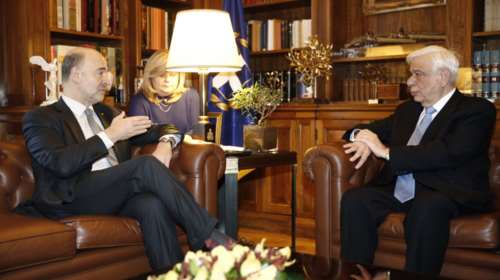 Παυλόπουλος σε Μοσκοβισί: Να μπει τέλος στην αδιέξοδη λιτότητα