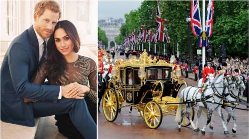 Καρέ-καρέ ο βασιλικός γάμος: Η βάπτιση της Μαρκλ και  η βόλτα με την άμαξα